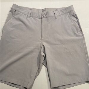 Adidas Light Gray Men's Golf Shorts size 36 waist